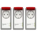 FRITZ!DECT 210 3er Set Smarte Steckdose für außen