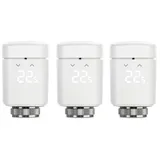 Eve Thermo - smartes Heizkörperthermostat Apple HomeKit Thread, 3er Pack