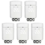 Eve Thermo - smartes Heizkörperthermostat Apple HomeKit Thread, 5er Pack