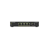 NETGEAR GS305EP PoE Switch 4 Port Gigabit Ethernet LAN Switch PoE+ 63W Plus (5 Ports Plug-and-Play, Managed Netzwerk Switch PoE, IGMP Snooping, QoS, VLAN, Lüfterloses Metallgehäuse)