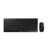 Cherry STREAM Maus-Tastaturkombination Schwarz - 2,4 Ghz, USB-A Dongle, Batteriebetrieb, AES-128