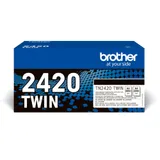 Brother TN-2420TWIN  Original Toner Schwarz für ca. 3.000 Seiten (2 Stück)