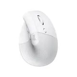 Logitech Lift für Mac Offwhite - Vertical Ergonomische Kabellose Maus 