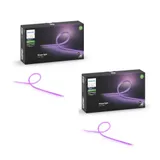 Philips Hue Lightstrip Outdoor 5m White & Col. Amb. 1600lm BT, 2er Pack
