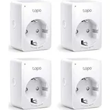 TP-Link Tapo P100(4-pack) Smarte WLAN-Steckdose (4er Pack)