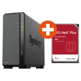 Synology Diskstation DS124 NAS System 1-Bay inkl. 4 TB WD Red Plus WD40EFZZ