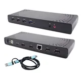 i-tec USB 3.0 / USB-C / Thunderbolt Dual Display Docking Station + PD 85W