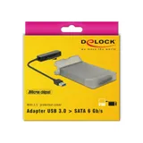 Delock Konverter USB 3.0 Typ-A Stecker - 22 Pin SATA 6 Gb/s mit 2.5" Schutzhülle