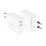 GC USB-Schnellladegerät 140W GaN-Technologie, 2x USB-C, PD 3.1, QC 5.0, PPS weiß