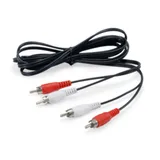 EQUIP 147094 2-Cinch-Stecker-auf-Stecker-Stereo-Audiokabel, 2,5m
