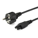 EQUIP 112151 Hochwertiges Netzkabel, C5 auf Schuko, 3m