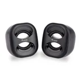EQUIP 245330 Mini USB-Lautsprecher, Black Schwarz