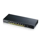 ZyXEL GS1100-10HP v2 10-Port unmanaged 8x Gigabit, 2x Fiber Uplink, 120W PoE+