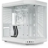 HYTE Y70 Zweikammer ATX Midi Tower Gaming Gehäuse Schneeweiß mit Glasfenster