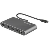 StarTech.com Dual-Monitor Thunderbolt Mini-Dock, 4K 60Hz HDMI, Gigabit-Ethernet, 1x USB 5Gbps, 1x USB 2.0