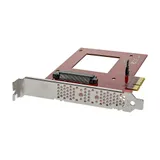StarTech.com U.2 auf PCIe Adapter für 2,5" U.2 NVMe SSD, SFF 8639, 4x PCI Express 4.0