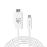 4smarts USB-C auf HDMI Kabel 2m, weiß