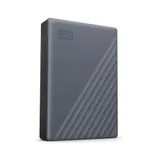 WD My Passport 6 TB 2.5 Zoll USB 3.0 Micro-B (5Gb/​s) Grau externe Festplatte HDD inkl. USB-C-Adapter