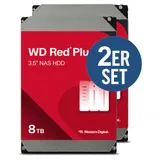 WD Red Plus 2er Set WD80EFPX 16TB - 2x8TB 5640 rpm 256 MB 3,5 Zoll SATA 6 Gbit/s CMR