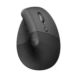 Logitech Lift Vertical Grafit (Rechtshändig) Ergonomische Maus, kabellos, Bluetooth, Logi Bolt Adapter, Unterstützt Logi Options+