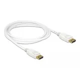 Delock Kabel DisplayPort 1.2 Stecker/ DisplayPort Stecker 4K 3m weiß