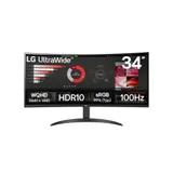 LG 34WR50QK-B 86,4cm (34") 21:9 VA UWQHD Curved Monitor HDMI/DP 100Hz 5ms