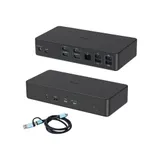i-tec USB-C Pro Dock - Dual 4K/60Hz, 5x USB-A, 2x USB-C, 2x HDMI, 2x DP, 1x LAN, 1x Kensington Lock, 1x Klinke (Audio-Combo), 100W PD