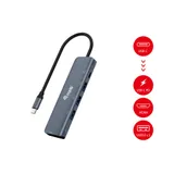 EQUIP 133487 USB-C 5-in-1 Multifunktionsadapter, HDMI, USB 3.2 Gen1, 100W USB PD