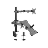 EQUIP 650119 13"-32" Notebookablage- und Monitor/LCD-Tischhalterung