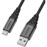 OtterBox Premium Kabel USB-A/ USB-C PD 1m Schwarz