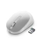 Dell Premier Wireless Mouse MS7421W Platinum Silver - Bluetooth, USB-Dongle, USB-C, 4000 DPI, 7 Tasten, 80g