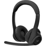 Logitech Zone 305 for Business Stereo-Headset Schwarz - MS Teams Version, Natives Bluetooth, inkl. USB-C/A Dongle, kabellos, USB-C