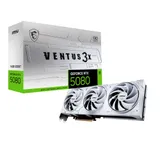 MSI GeForce RTX 5080 16G VENTUS 3X OC WHITE 16GB GDDR7 Grafikkarte, 1x HDMI, 3x DP