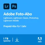 Adobe Creative Cloud Foto-Abo (Photoshop & Lightroom) | 1 TB | Download & Produktschlüssel | inkl. Norton-Virenschutz