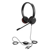 Jabra Evolve 30 II Stereo Headset Schwarz - USB-C/A, MS Teams-Version, Mikrofon mit Geräuschunterdrückung