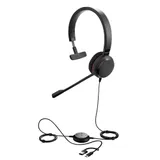 Jabra Evolve 30 II Mono Headset Schwarz - USB-C/A, UC-Version, Mikrofon mit Geräuschunterdrückung