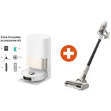 Bundle Dreame X40 Ultra Complete Saugroboter mit Wischfunktion + Dreame U10 Akku-Staubsauger