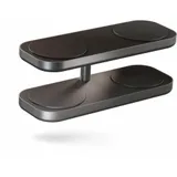 Zens Aluminium Series Quattro Wireless Charger Pro 4 mit Netzteil 65W Qi2 schwarz