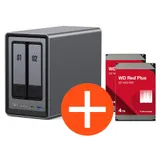 UGREEN NASync DXP2800 NAS System 2-Bay 8TB inkl. 2x WD WD40EFPX