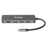 D-Link DUB-2333 5-in-1 USB-C Hub mit HDMI/Power Delivery
