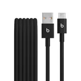Beats USB-A zu USB-C gewebtes Kabel 1.5 m Bolt Black (2-Pack)