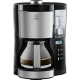 Melitta Look Timer 1025-08 Kaffeemaschine Schwarz/Edelstahl 10 Tassen