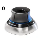 3Dconnexion SpaceMouse® Wireless Schwarz/Silber - 3D Navigations Maus, Bluetooth, USB-C für Windows & macOS