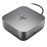 HP Thunderbolt 4 G6 Docking 100W | 2x USB-C (10Gbit/s), 2x USB-A (5Gbit/s), 1x USB-A (10Gbit/s), 1x HDMI 2.1, 2x DP 1.4, RJ-45 (2,5 GbE)