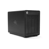 OWC ThunderBay 4 RAID 5 4-Bay Externes Storage Gehäuse mit Dual Thunderbolt 3 Ports für 4x 3,5 Zoll HDD oder 4x 2,5 Zoll HDD