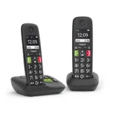 Gigaset E290A Duo Großtastentelefon schwarz