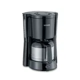 Severin KA 4835 Kaffeemaschine mit Thermokanne 1000W schwarz/silber