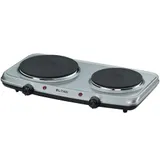 ELTAC DK 28 Doppelkochplatte 2500W silbermetallic