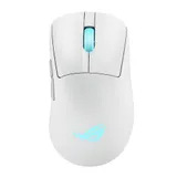 ASUS ROG Keris II Origin Wireless RGB eSports Maus Weiß, 42.000 dpi, 2.4 Ghz, Bluetooth, USB-C