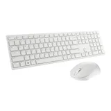 Dell Pro KM5221W Combo Weiß - 2.4Ghz, Batterie, 4000 DPI, 128-Bit-AES-Verschlüsselung